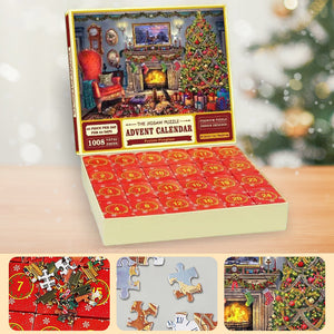 Jule-adventskalenderpuslespill