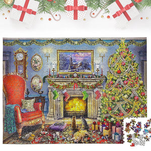 Jule-adventskalenderpuslespill