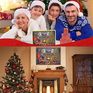 Jule-adventskalenderpuslespill