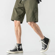 Last inn bildet i Galleri-visningsprogrammet, Lett bomulls cargo-shorts for menn
