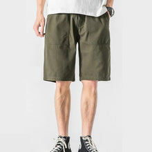 Last inn bildet i Galleri-visningsprogrammet, Lett bomulls cargo-shorts for menn
