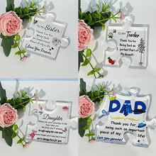 Last inn bildet i Galleri-visningsprogrammet, Akryl puslespill ornament
