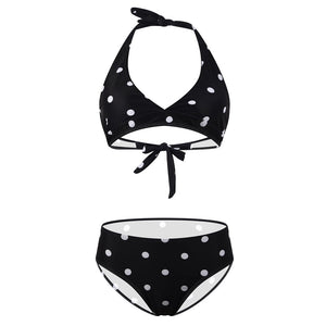 Bikinisett med blomstertrykk