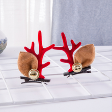 Last inn bildet i Galleri-visningsprogrammet, Christmas New Antler Plysj hårnåler

