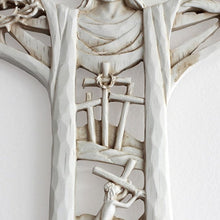 Last inn bildet i Galleri-visningsprogrammet, Risen Christ Wall Cross Jesus Figurer
