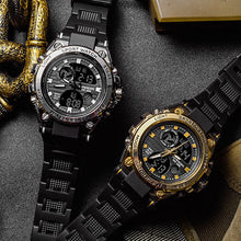 Last inn bildet i Galleri-visningsprogrammet, Elektronisk klokke med dobbel skjerm
