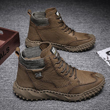 Last inn bildet i Galleri-visningsprogrammet, Menn Retro sklisikre uformelle ankelboots
