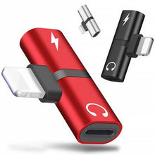 Last inn bildet i Galleri-visningsprogrammet, 2-i-1 hodetelefonadapter for iPhone
