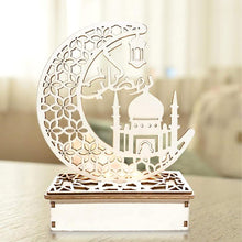 Last inn bildet i Galleri-visningsprogrammet, Eid Mubarak Ramadan LED dekorasjonslys i tre
