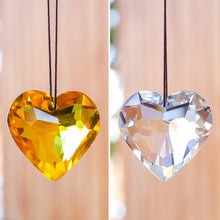 Last inn bildet i Galleri-visningsprogrammet, Hengende hjerte Suncatcher Prisme Crafts
