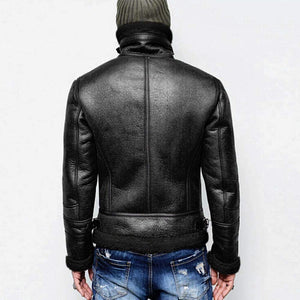 Vintage skinnjakke for menn