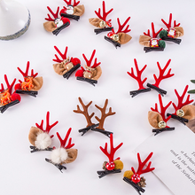 Last inn bildet i Galleri-visningsprogrammet, Christmas New Antler Plysj hårnåler
