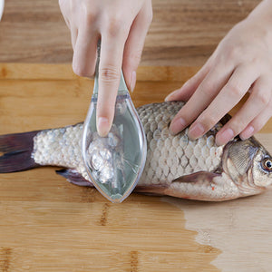 Skrape- og skjellskreller for fiskeskinn