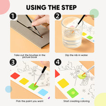 Last inn bildet i Galleri-visningsprogrammet, Pocket Akvarell Malebok
