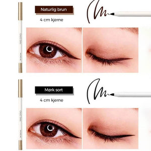 Hurtigtørkende vanntett eyeliner