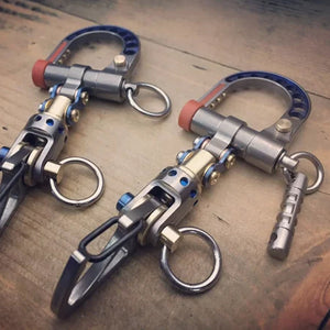 Cyberpunk metall nøkkelring