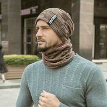 Last inn bildet i Galleri-visningsprogrammet, Fleece knitted scarf hat set
