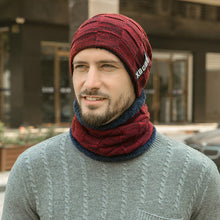 Last inn bildet i Galleri-visningsprogrammet, Fleece knitted scarf hat set
