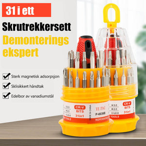 31-i-1 Skrutrekkersett