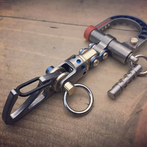 Cyberpunk metall nøkkelring
