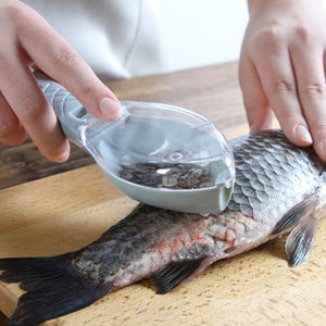 Skrape- og skjellskreller for fiskeskinn