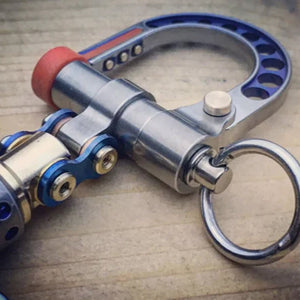Cyberpunk metall nøkkelring