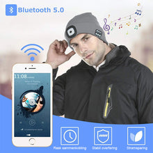 Last inn bildet i Galleri-visningsprogrammet, Bluetooth lue med LED-hodelykt
