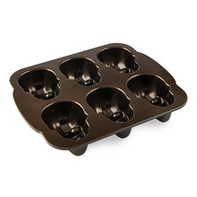 Last inn bildet i Galleri-visningsprogrammet, 3D-hodeskalleform - bakeform i aluminium
