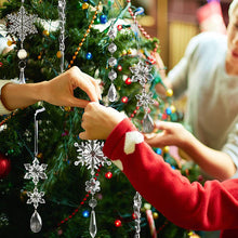 Last inn bildet i Galleri-visningsprogrammet, Krystall Christmas Snowflake Ornamenter
