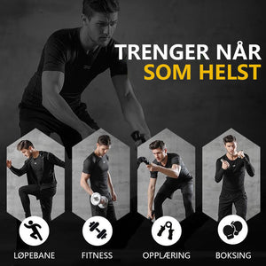 Herrekompresjonsklær for kondisjonskomprimering （5 stk / sett）