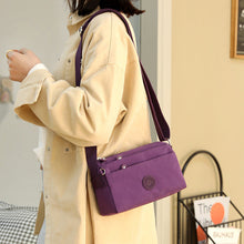 Last inn bildet i Galleri-visningsprogrammet, Dame uformelt flerlags fasjonabel nylon enkel crossbody-veske
