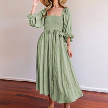 Last inn bildet i Galleri-visningsprogrammet, French Ruffled Lantern Sleeves Multi-wear kjole med rysjermer
