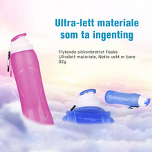 Last inn bildet i Galleri-visningsprogrammet, Sammenleggbart Silikon Vann Flaske
