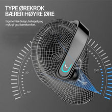 Last inn bildet i Galleri-visningsprogrammet, Hengende øretype Bluetooth-headset
