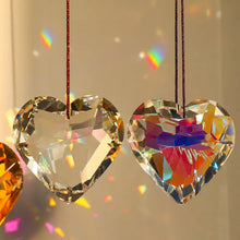 Last inn bildet i Galleri-visningsprogrammet, Hengende hjerte Suncatcher Prisme Crafts
