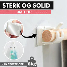 Last inn bildet i Galleri-visningsprogrammet, Spikerfrie justerbare stangbrakettholdere (2 stk)
