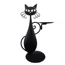 Last inn bildet i Galleri-visningsprogrammet, Black Cat lysestake
