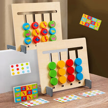 Last inn bildet i Galleri-visningsprogrammet, Wooden 2-Sided Sliding Logic Puzzle
