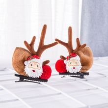 Last inn bildet i Galleri-visningsprogrammet, Christmas New Antler Plysj hårnåler
