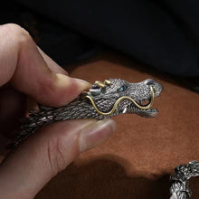 Last inn bildet i Galleri-visningsprogrammet, Sølv håndlaget Dragon Chain Armbånd
