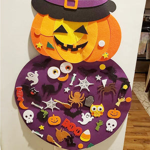 New DIY Halloween Felt Pumpkin Witch