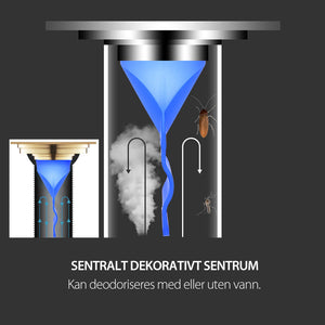Kloakk deodorant tetningsring (1 sett med 3)