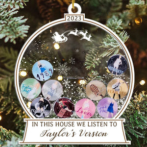 I dette huset lytter vi til Taylors versjon av Ornament