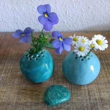 Last inn bildet i Galleri-visningsprogrammet, Harpiks håndlaget vase for blomst, borddekor
