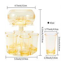 Last inn bildet i Galleri-visningsprogrammet, 6 Shot Glass Dispenser og holder
