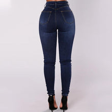 Last inn bildet i Galleri-visningsprogrammet, Dobbeltspente Skinny Jeans med Høy Midje

