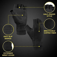 Last inn bildet i Galleri-visningsprogrammet, Copper Arthritis Compression Gloves Updated Version, 1 Pair
