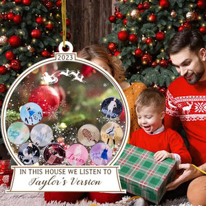 I dette huset lytter vi til Taylors versjon av Ornament