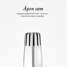 Last inn bildet i Galleri-visningsprogrammet, Safe Touch nesehårklipper i rustfritt stål
