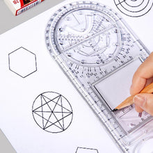Last inn bildet i Galleri-visningsprogrammet, Multifunksjonell geometrisk linjal
